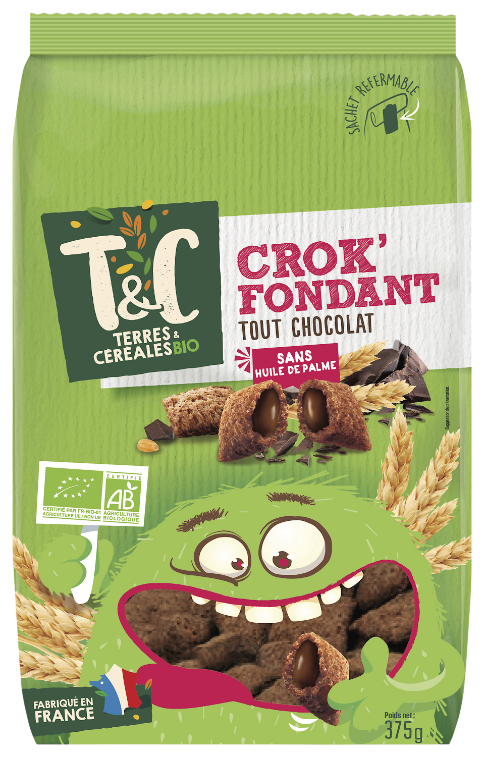 CEREALES BIO CROK'FONDANT TERRES ET CEREALES