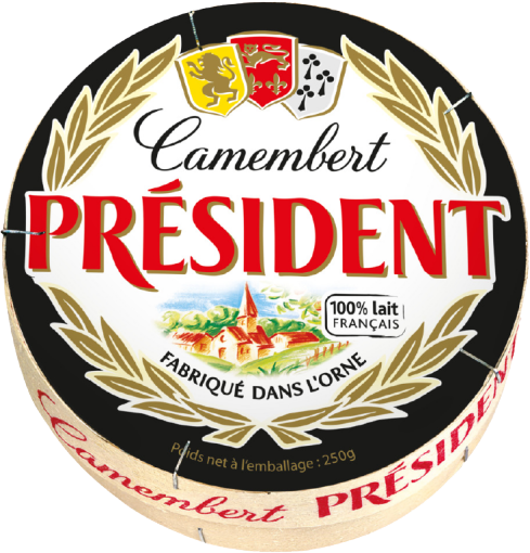 CAMEMBERT PASTEURISE PRESIDENT