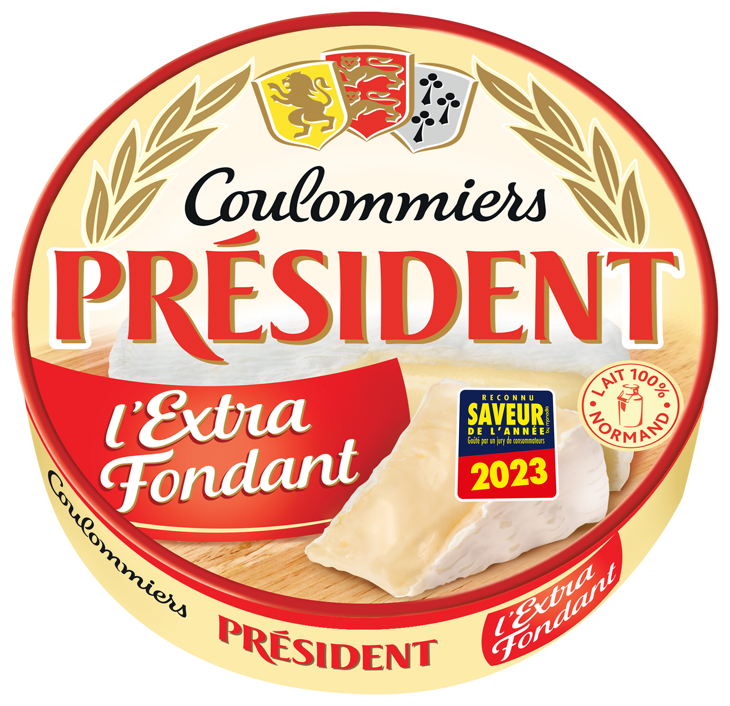 COULOMMIERS PASTEURISE L'EXTRA FONDANT PRESIDENT