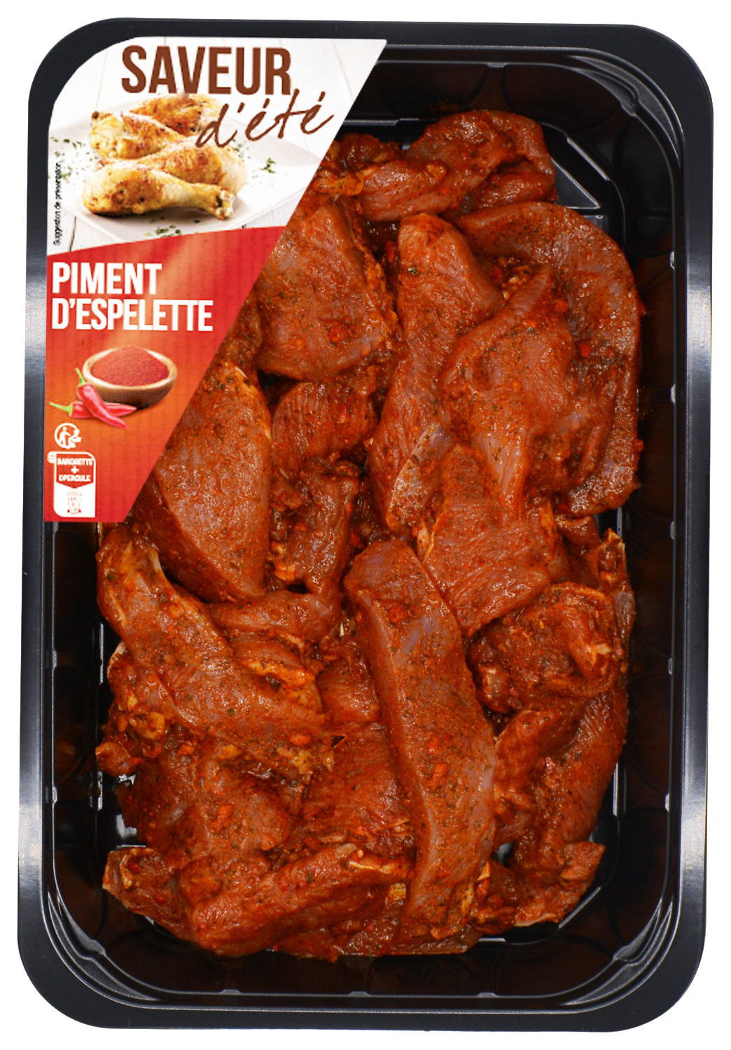 EMINCES DE CUISSE DE DINDE SAVEURS D'ETE