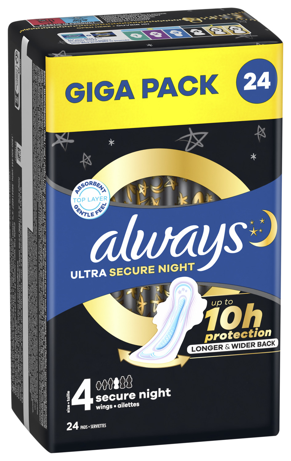 SERVIETTES HYGIENIQUES ALWAYS ULTRA GIGA PACK