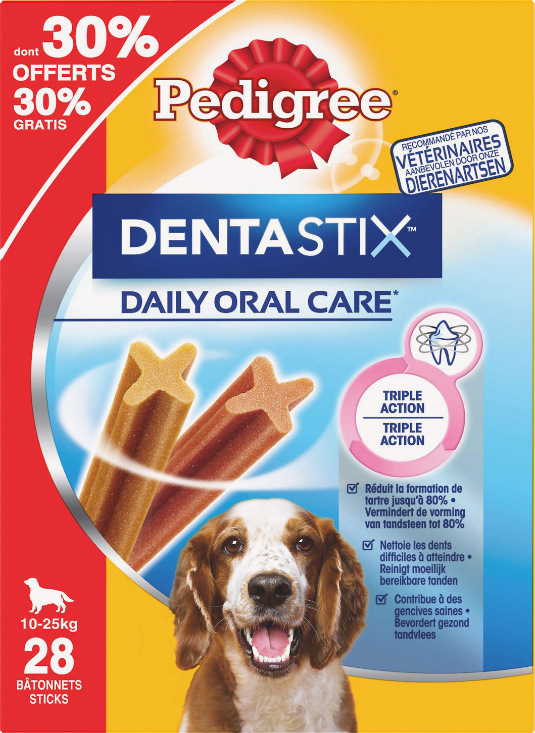 BATONNETS MOYEN CHIEN DENTASTIX PEDIGREE
