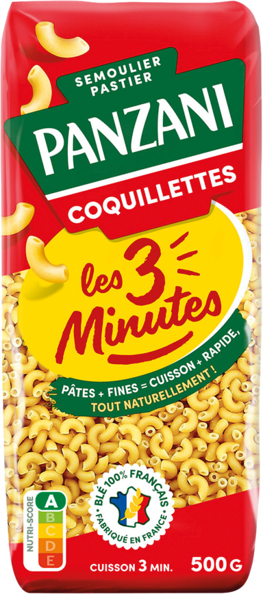 PATES 3 MINUTES PANZANI