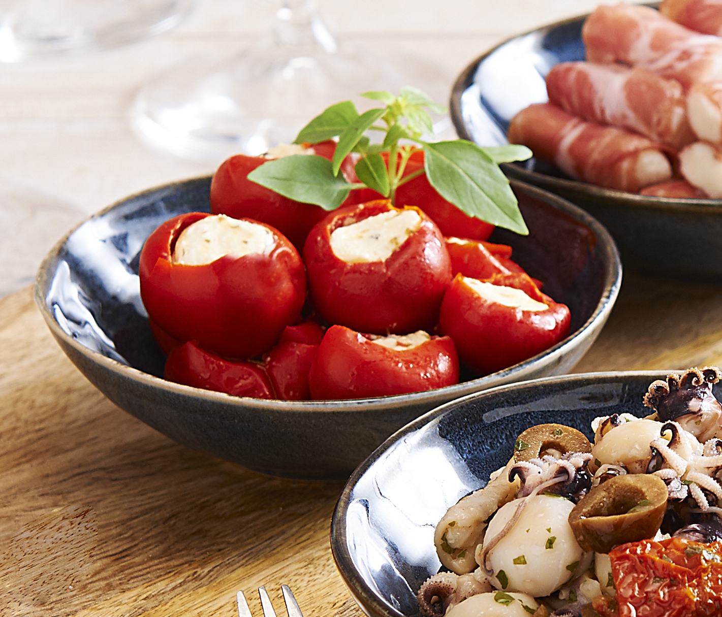 POIVRONS FARCIS AU FROMAGE DE VACHE ET À LA RICOTTA