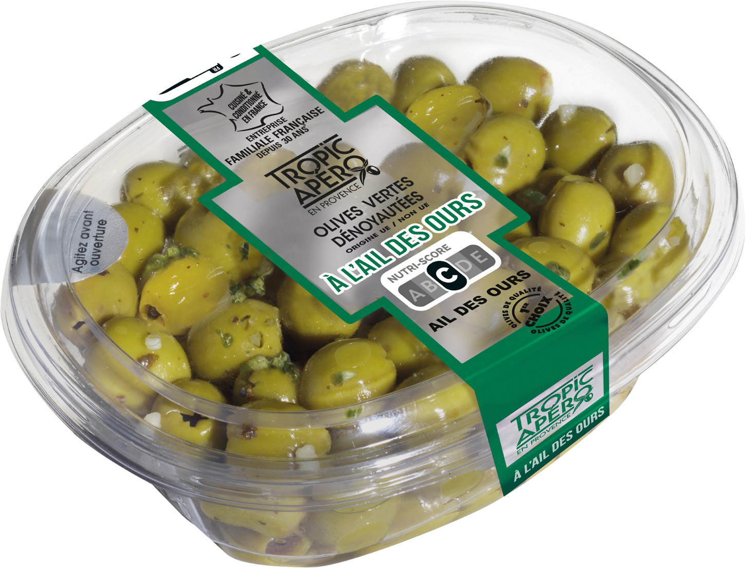 OLIVES VERTES DENOYAUTEES TROPIC APERO
