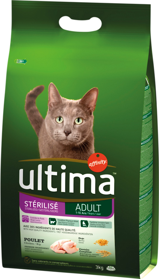 CROQUETTES POUR CHAT STERILISE ULTIMA