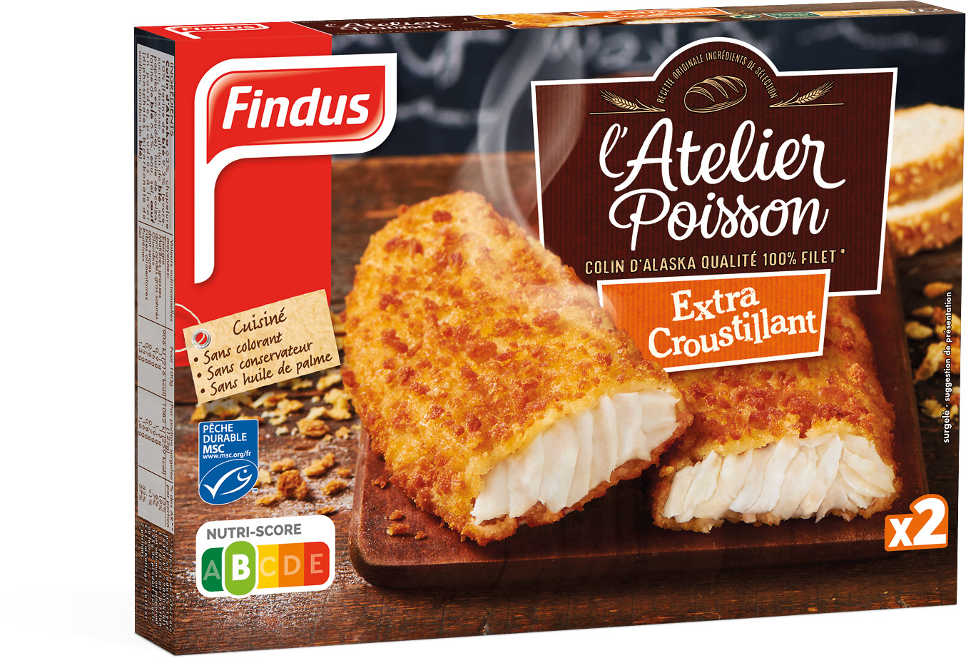 COLIN D'ALASKA SURGELE FINDUS