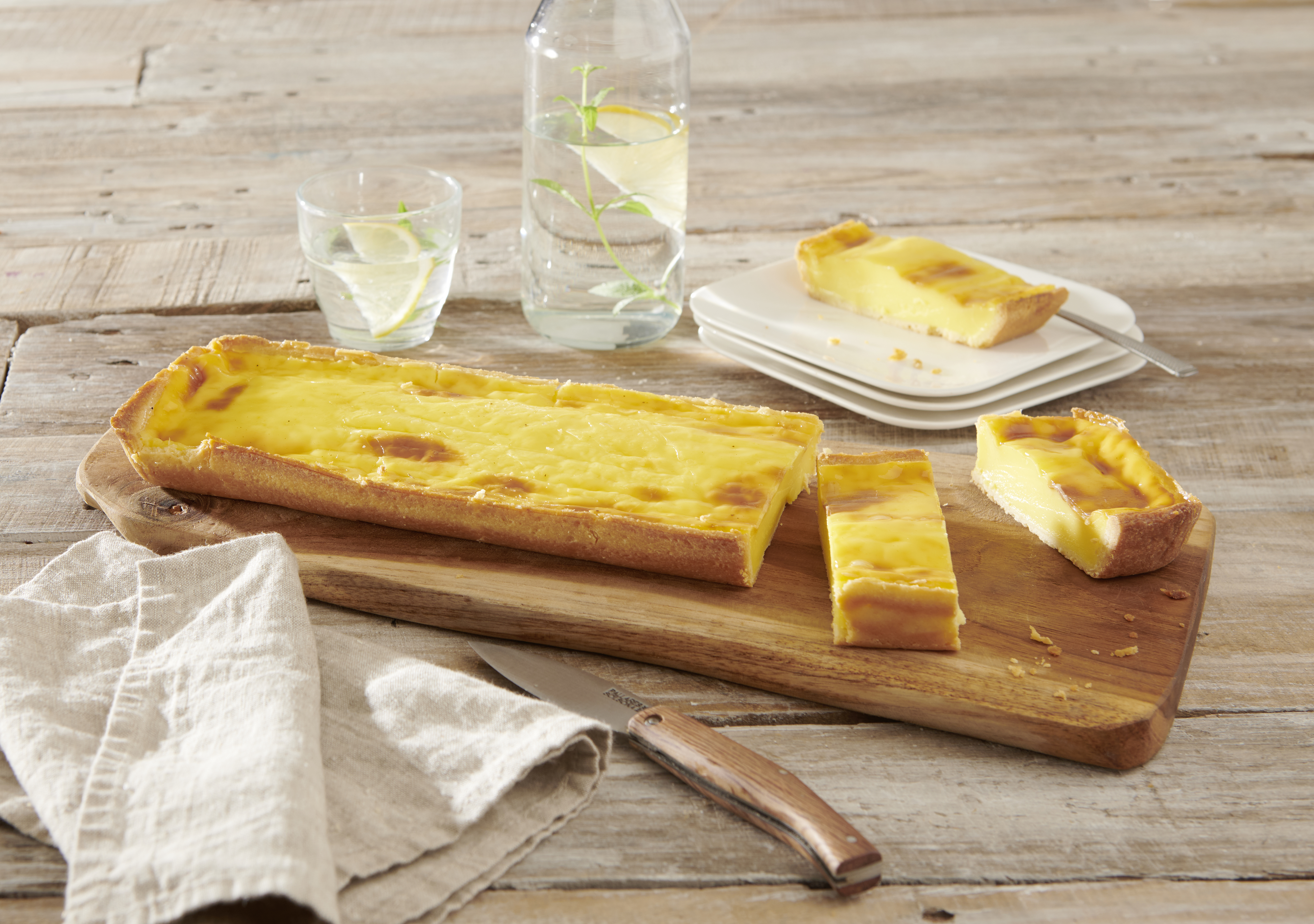 BANDE FLAN AU LAIT ENTIER 6 PARTS