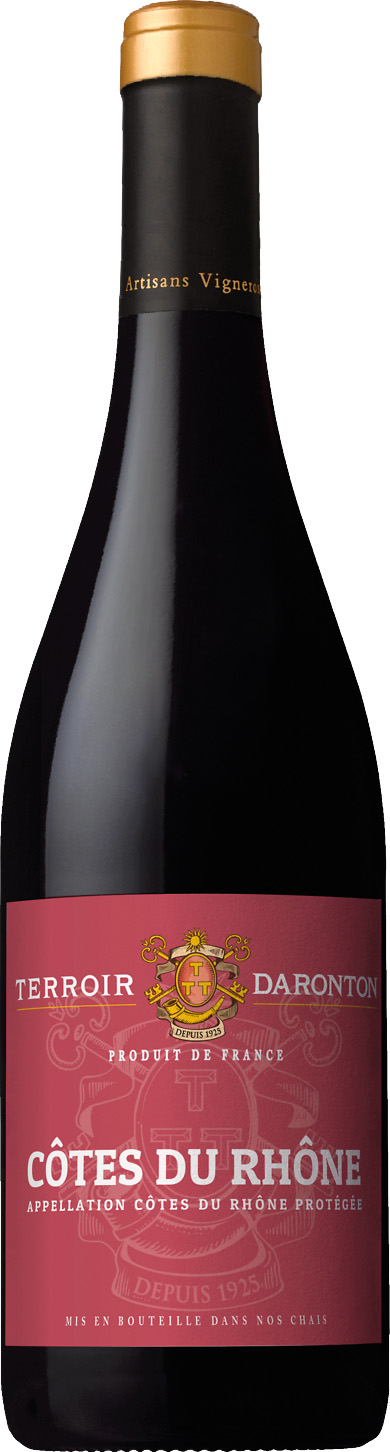 COTES DU RHONE AOP ROUGE TERROIR DARONTON 2023