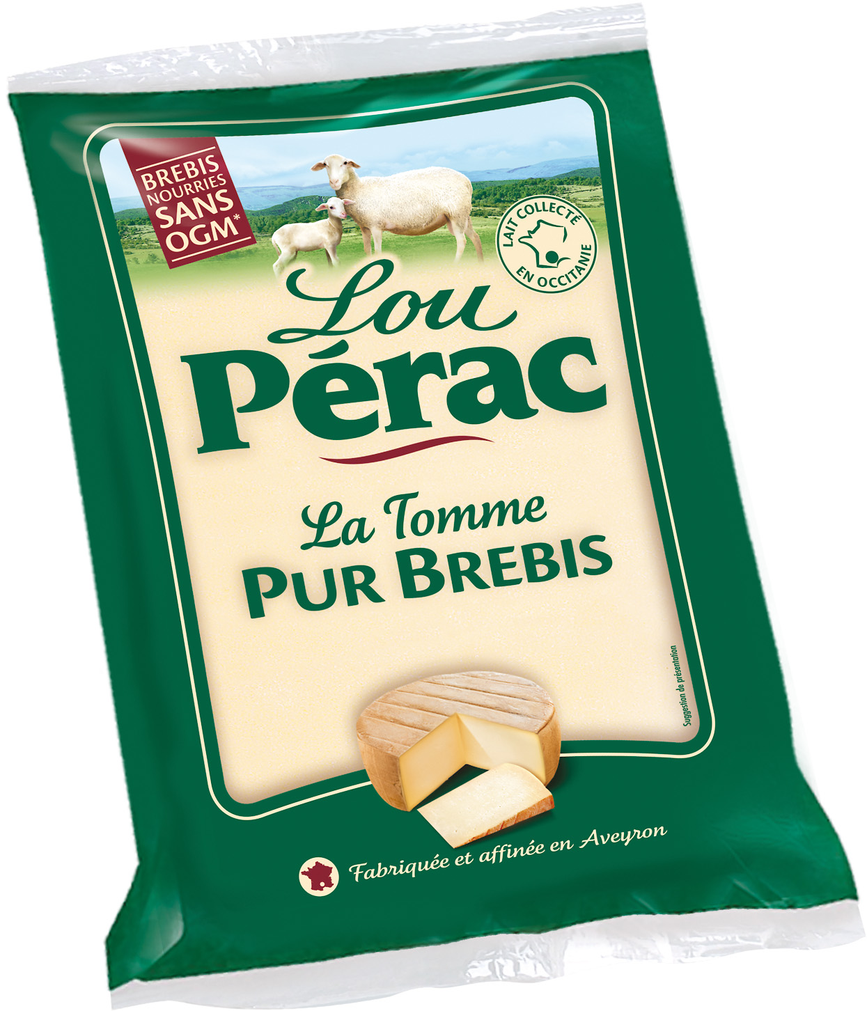 TOMME AU LAIT PASTEURISE DE BREBIS LOU PERAC