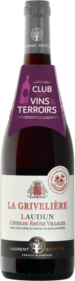 COTE DU RHONE VILLAGES LAUDUN AOP ROUGE LA GRIVELIÈRE 2023