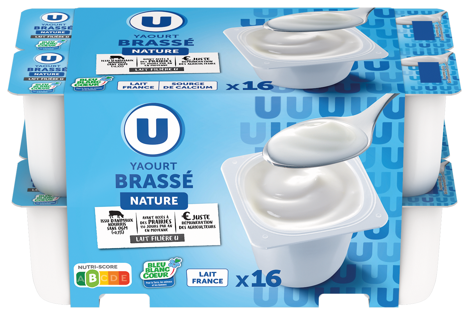 YAOURT BRASSE NATURE U