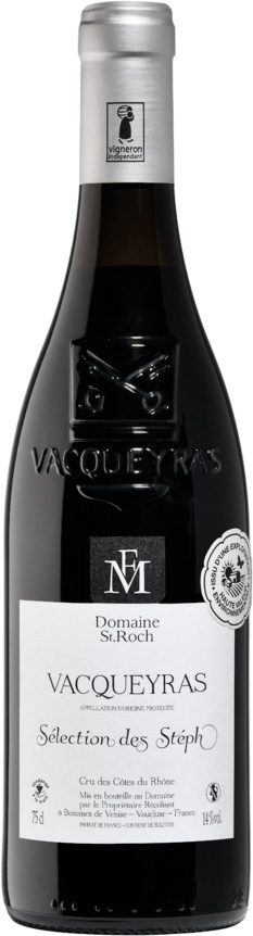 VACQUEYRAS AOP ROUGE DOMAINE SAINT ROCH CUVÉE DES STEPHS 2022