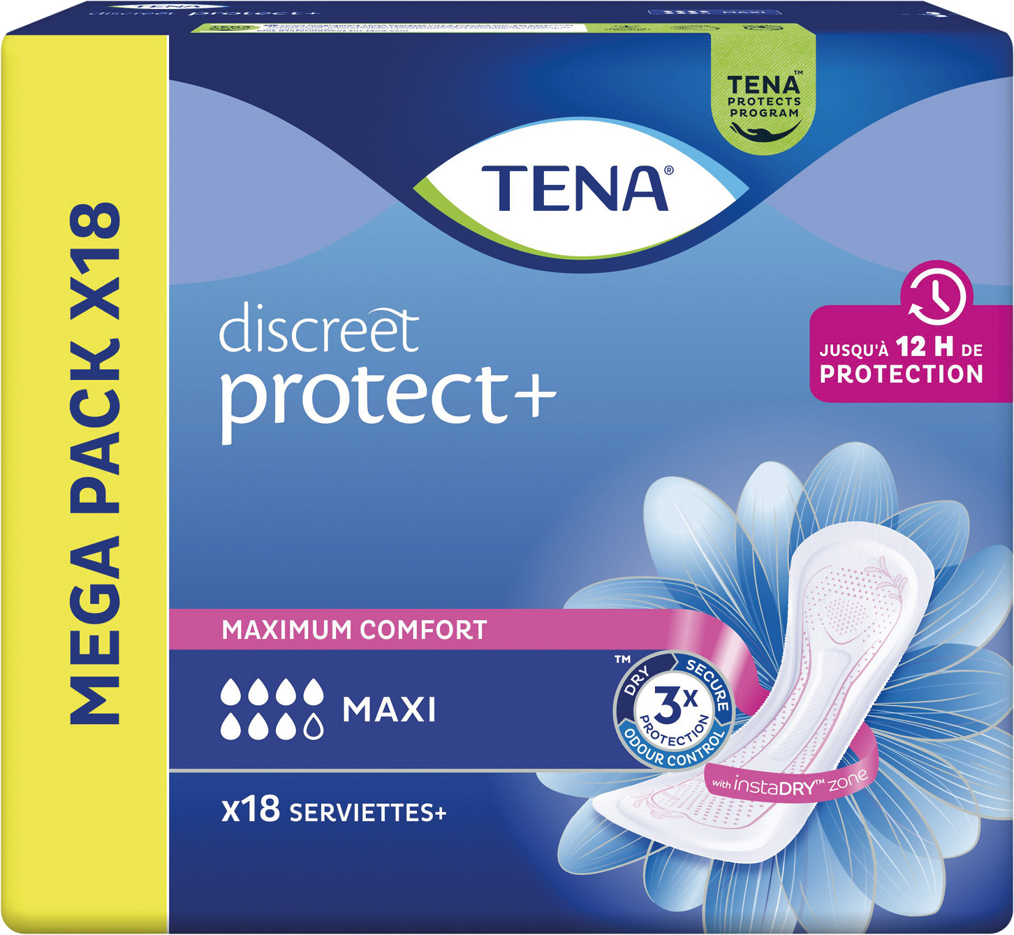SERVIETTES TENA DISCREET MEGA PACK