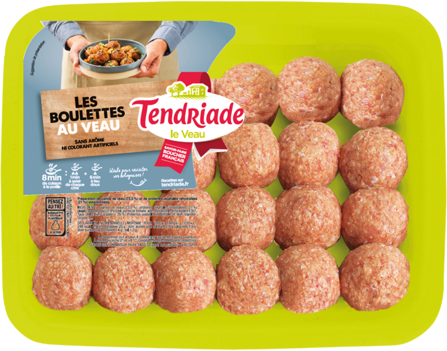 BOULETTE DE VEAU TENDRIADE