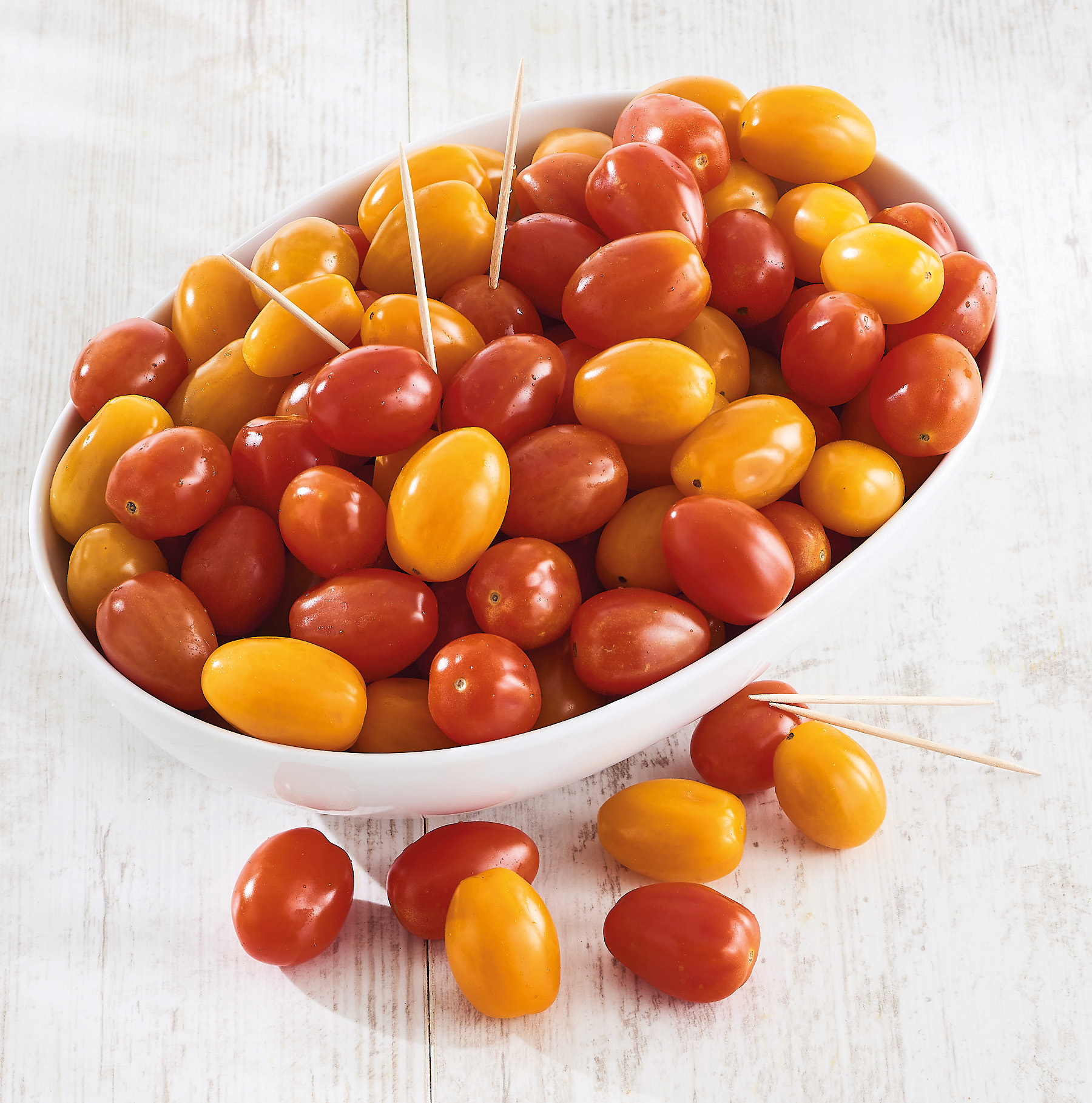 TOMATE CERISE ALLONGEE OU MELANGEE