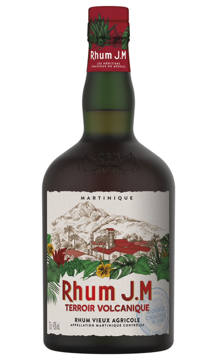 RHUM VIEUX AGRICOLE J.M TERROIR VOLCANIQUE 43°