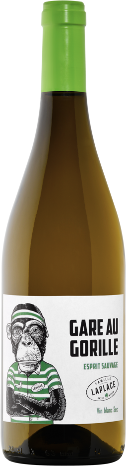VIN DE FRANCE BLANC GARE AU GORILLE FAMILLE LAPLACE