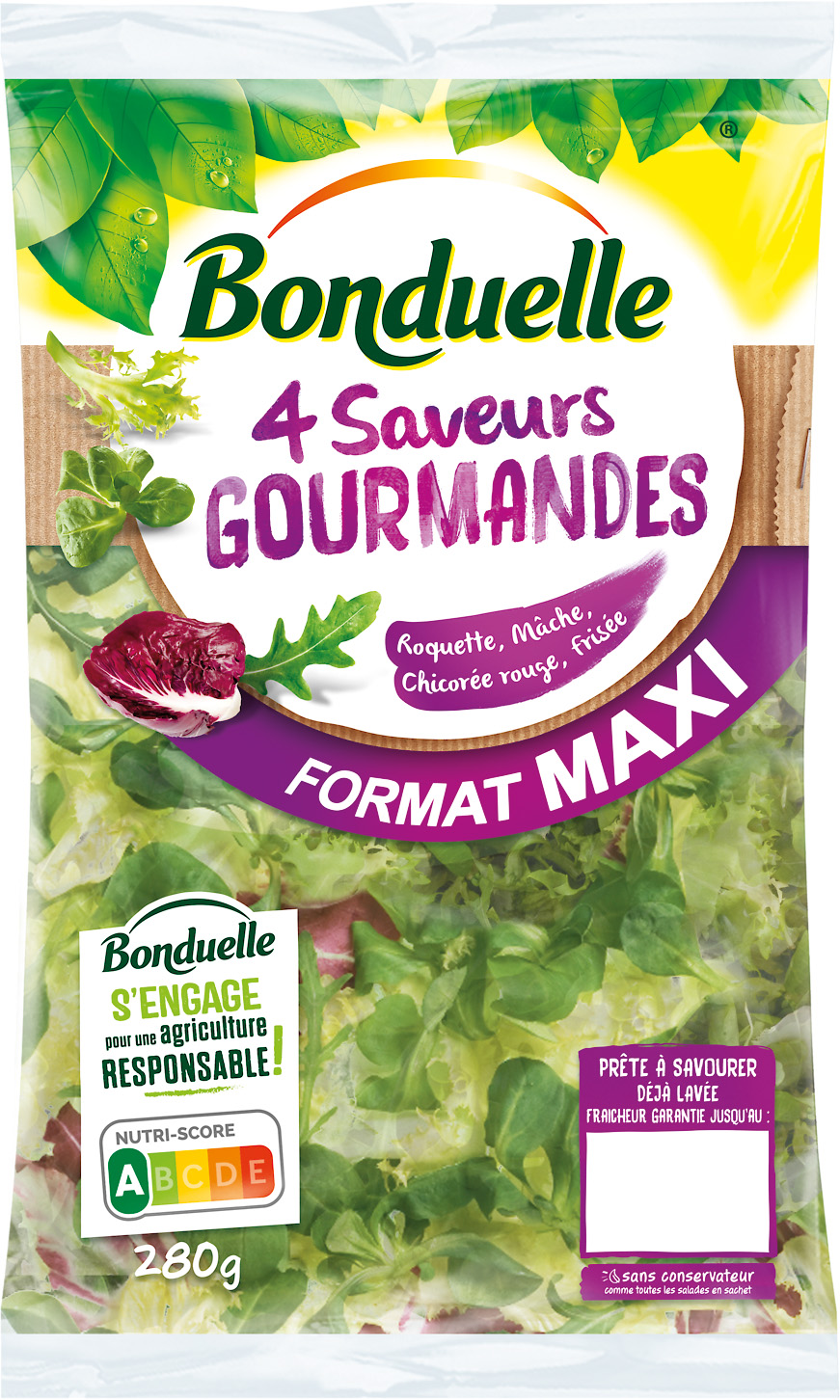 SALADE 4 SAVEURS GOURMANDES BONDUELLE