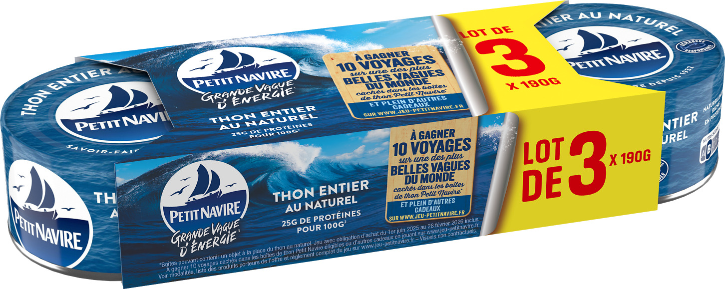 THON ENTIER AU NATUREL PETIT NAVIRE