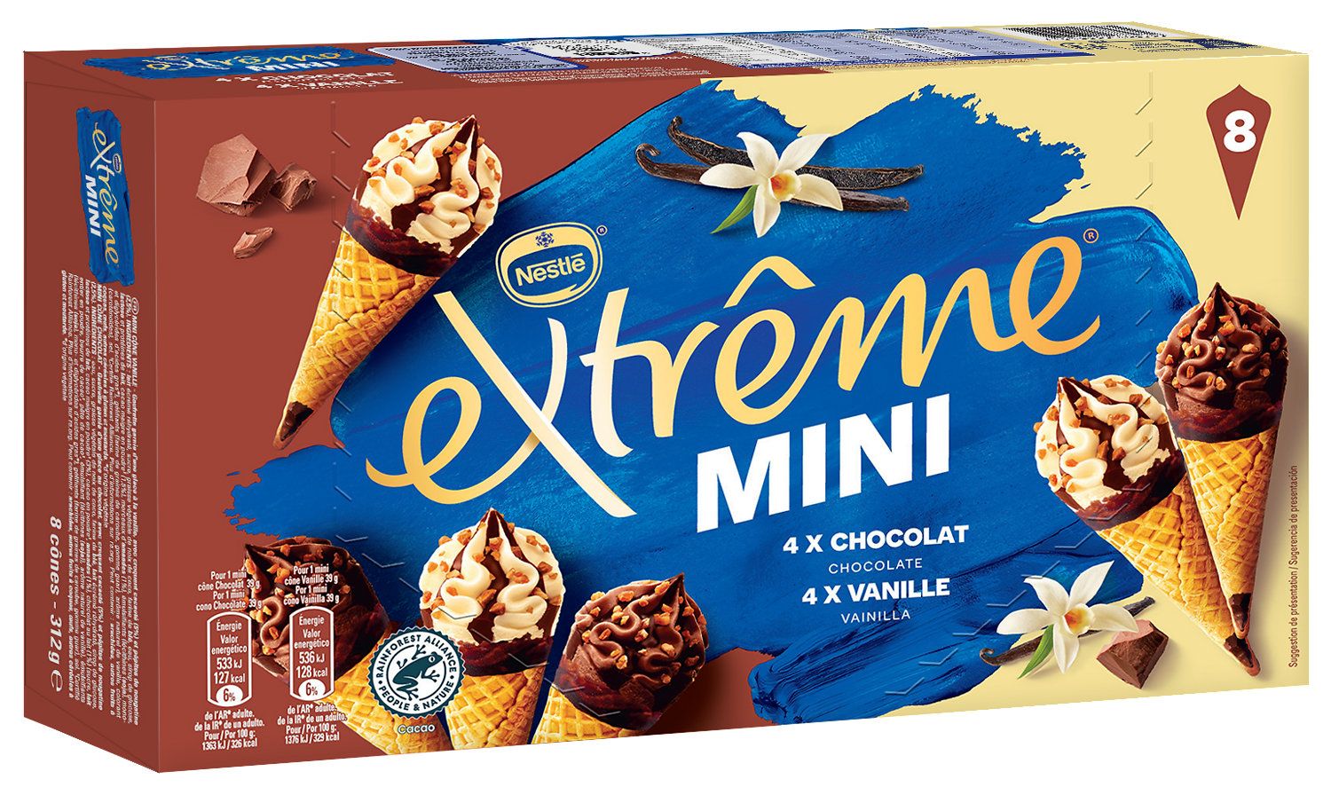 MINIS CONES GLACES EXTREME NESTLE
