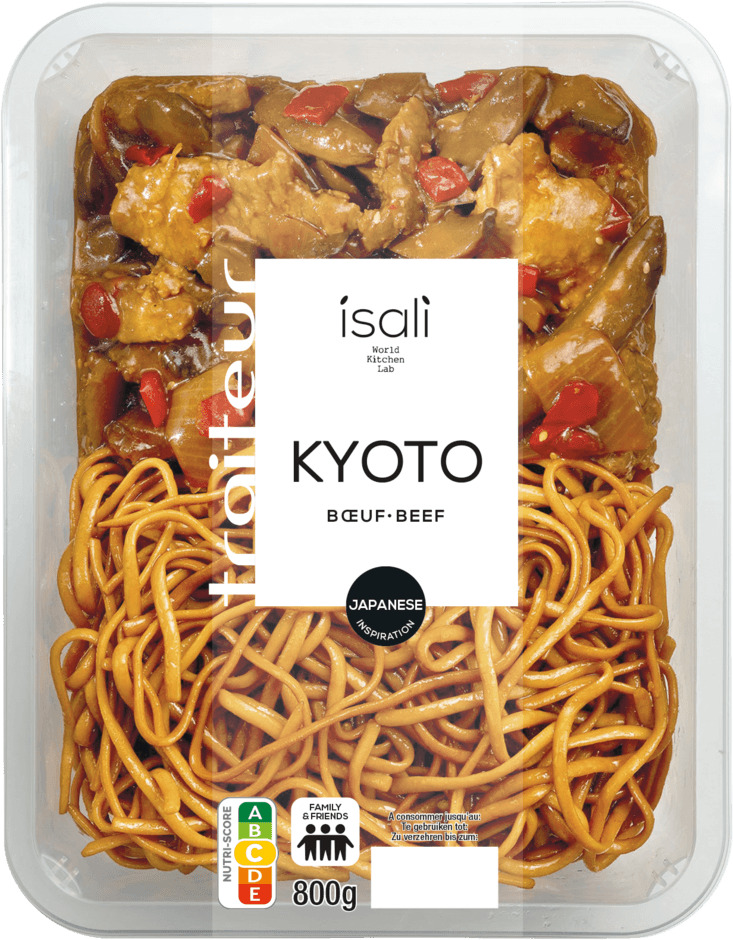 BOEUF KYOTO ET NOUILLES OU POULET TIKKA MASSALA OU NOUILLES IMPÉRIALES