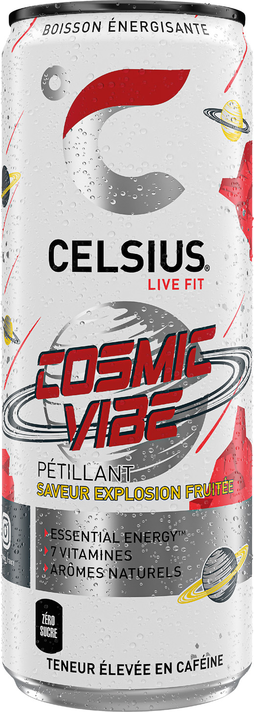 BOISSON ENERGISANTE PETILLANTE CELSIUS