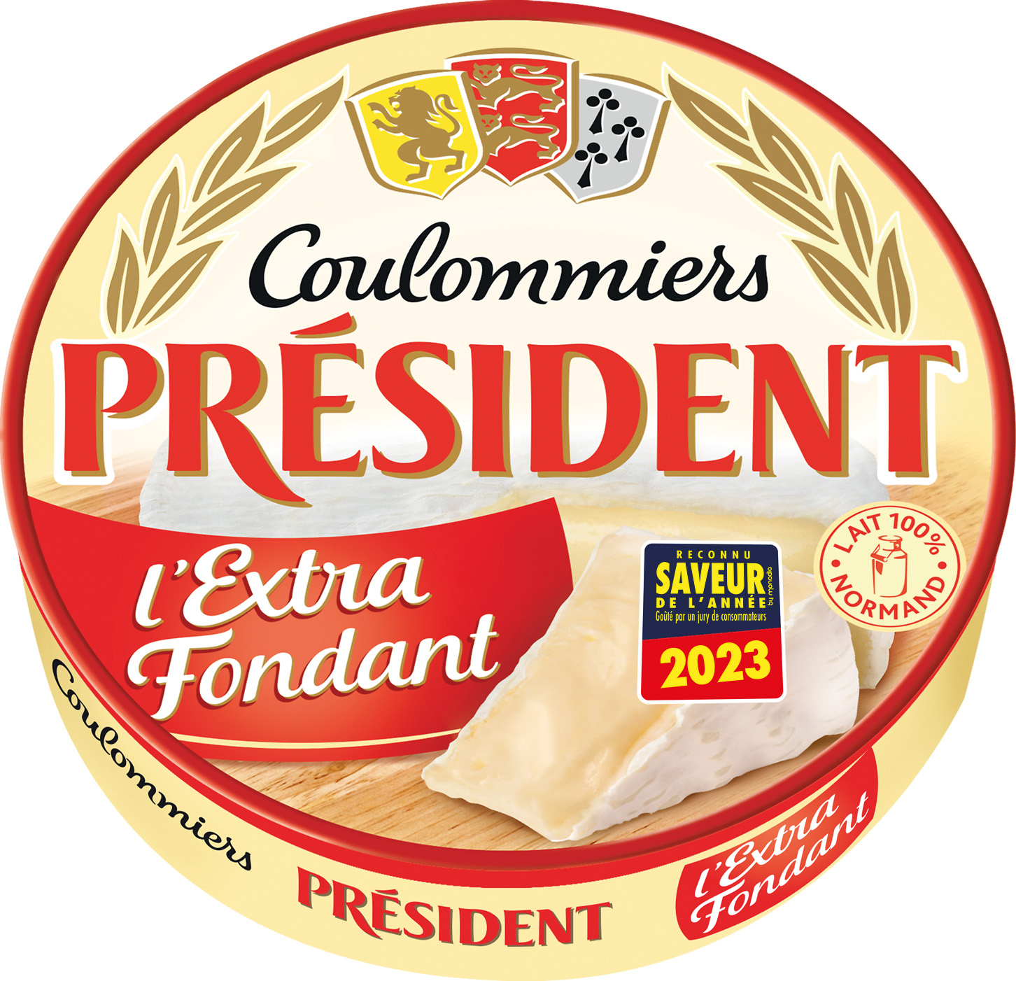 COULOMMIERS PASTEURISE L'EXTRA FONDANT PRESIDENT