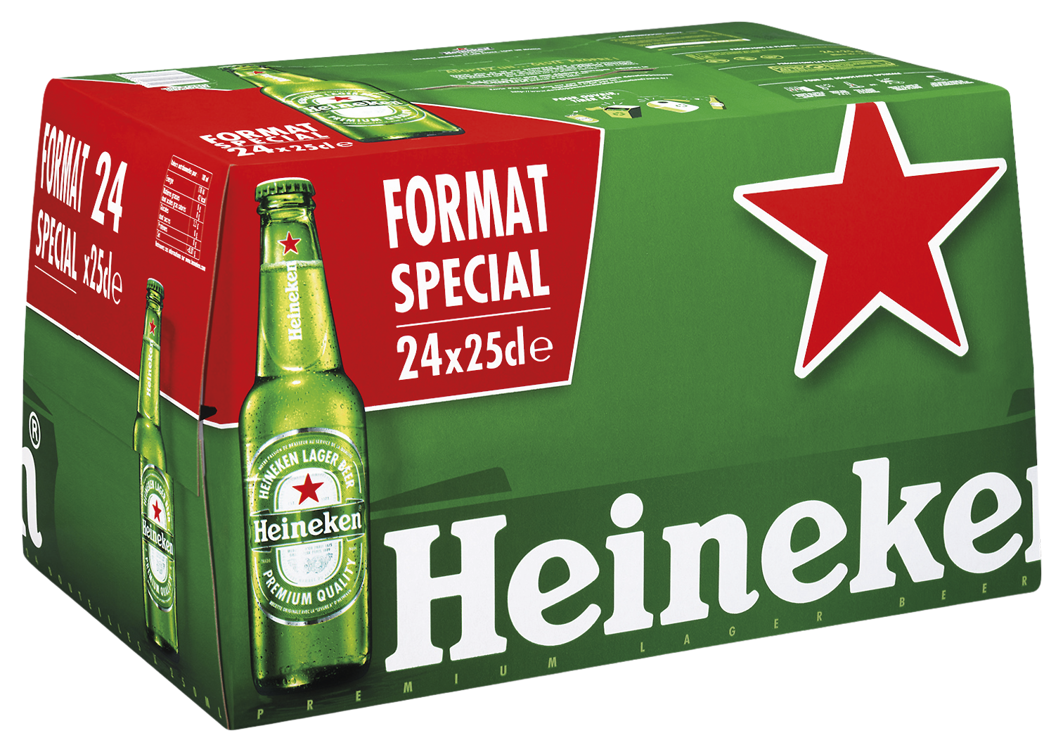 BIERE BLONDE HEINEKEN 5°