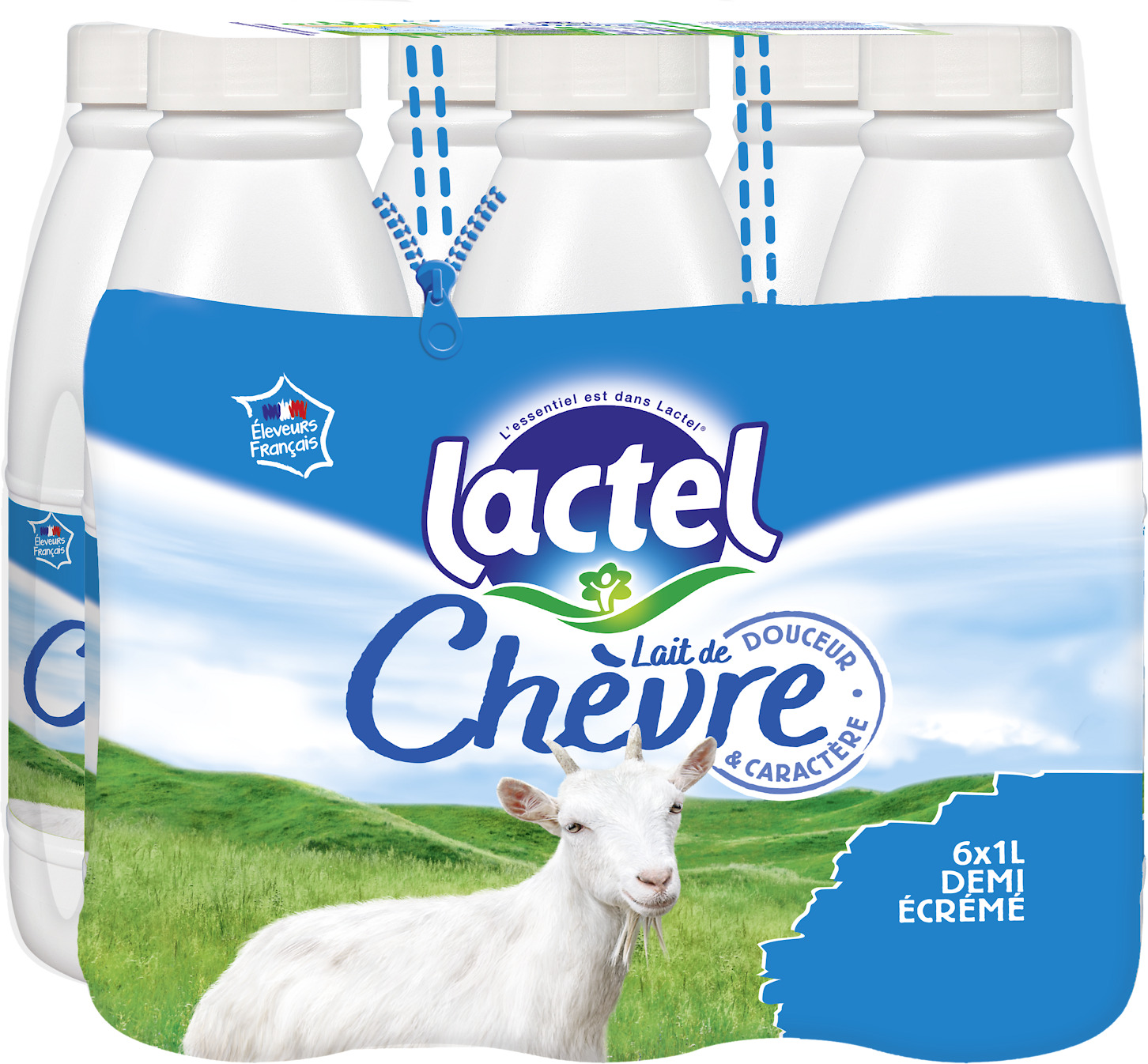 LAIT DE CHEVRE UHT DEMI-ECREME LACTEL