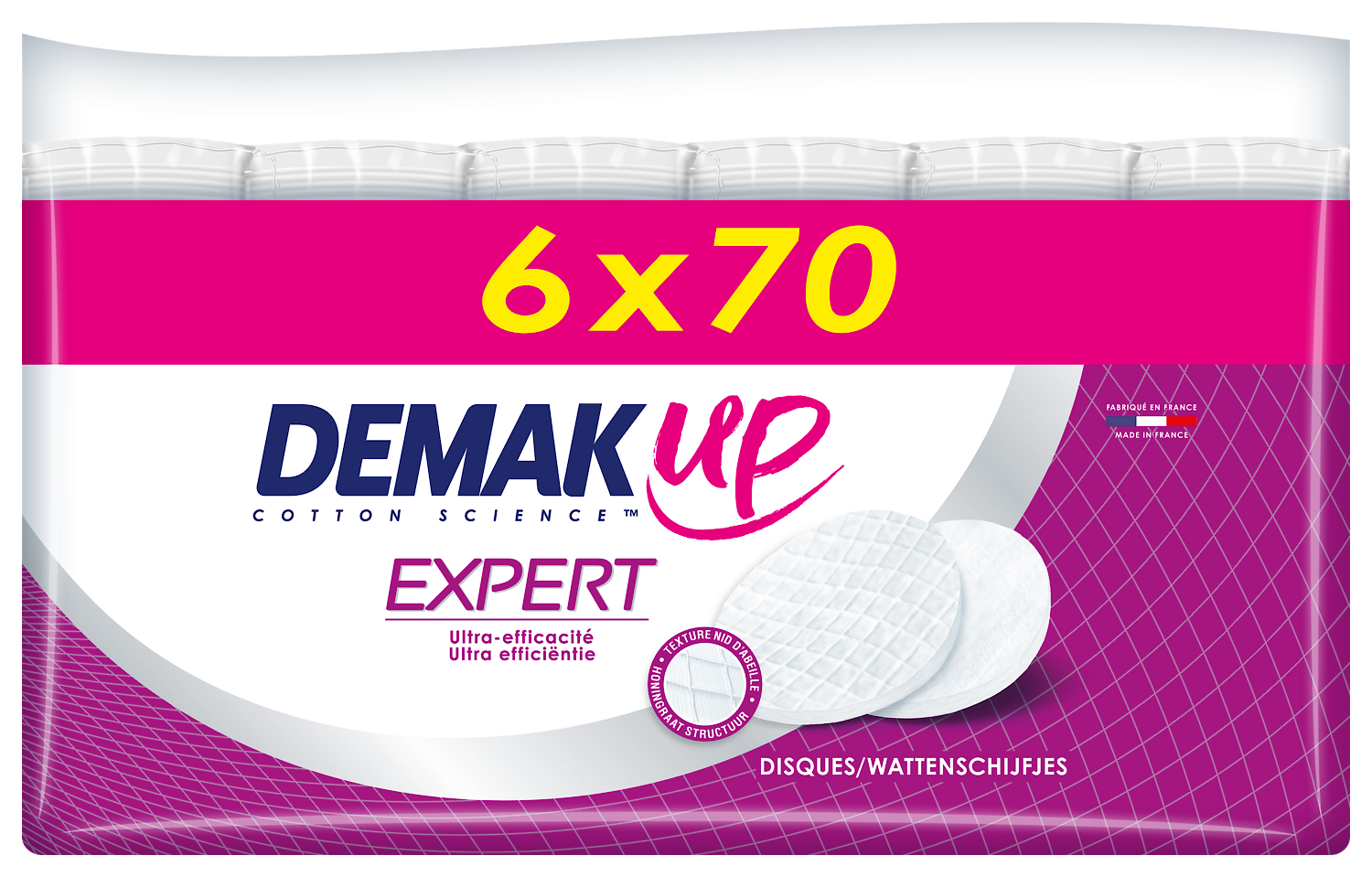 DISQUES COTON DEMAK'UP