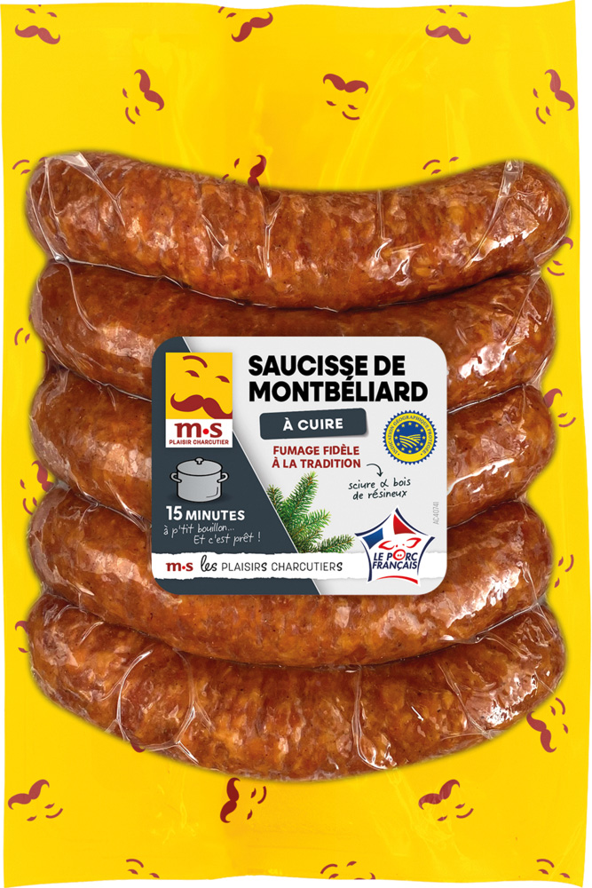SAUCISSE DE MONTBELIARD IGP MORTEAU SAUCISSE