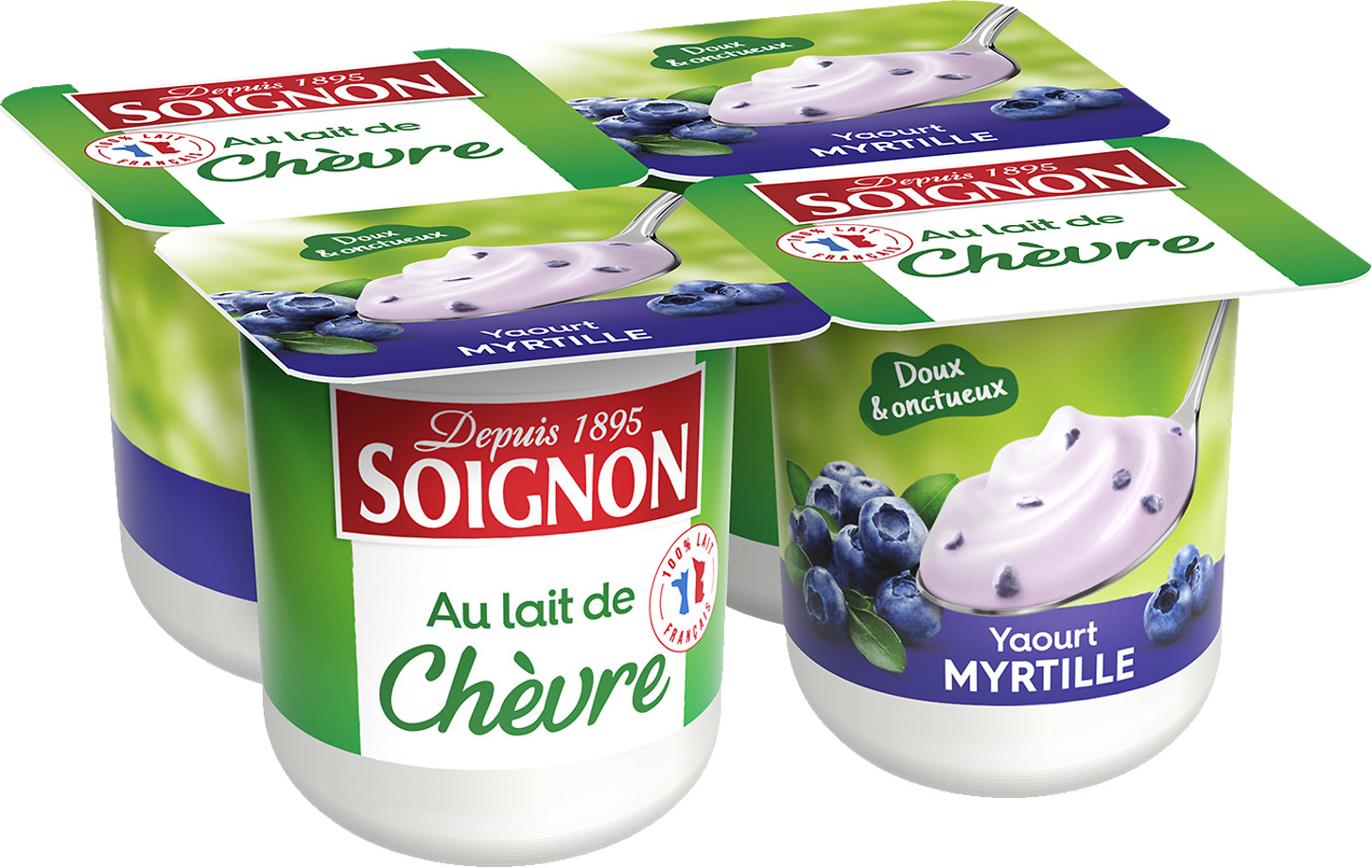 YAOURT BRASSE AU LAIT DE CHEVRE SOIGNON
