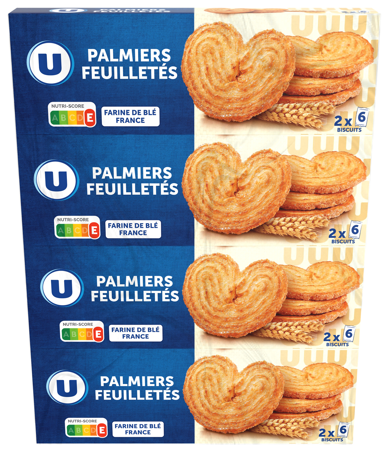 PALMIERS FEUILLETES U