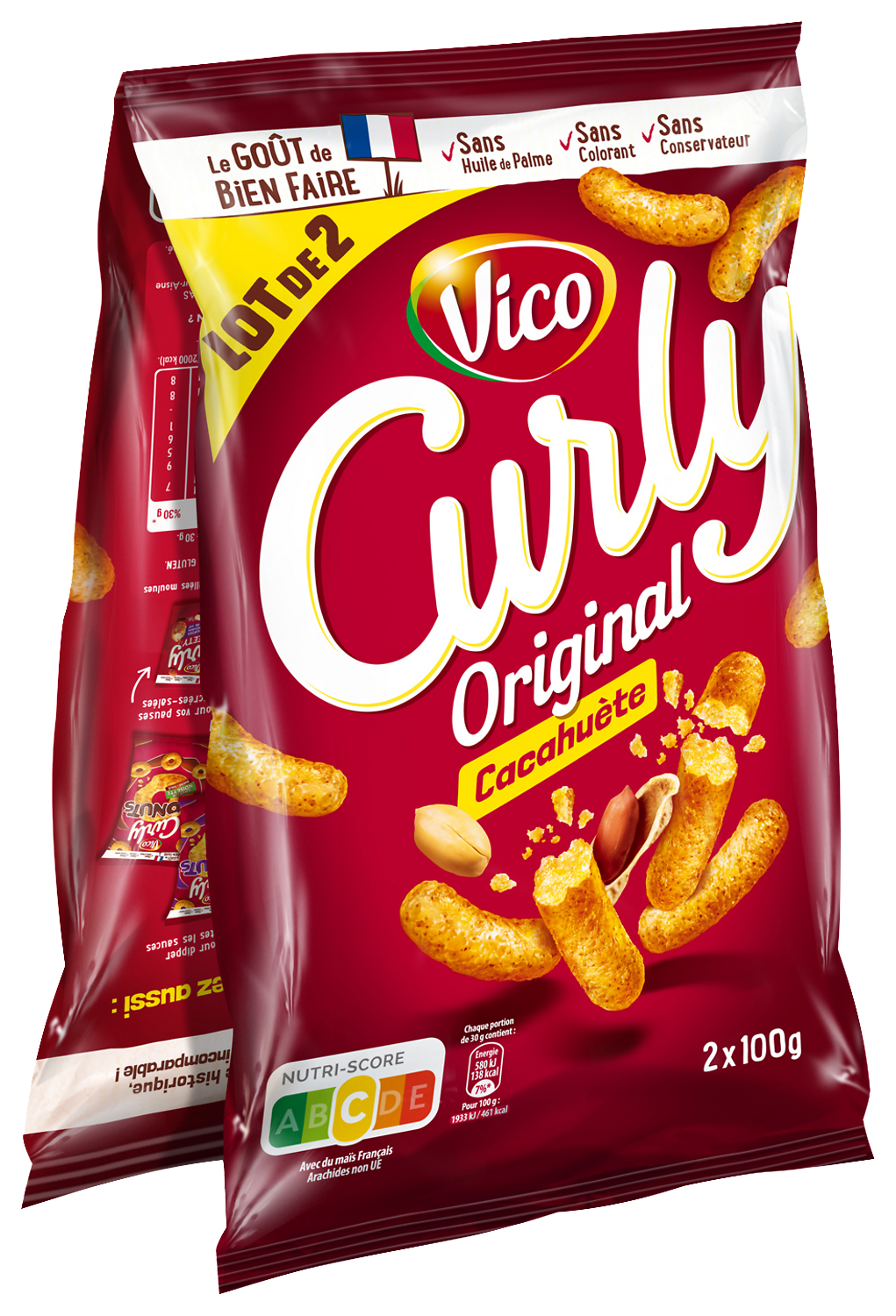 CURLY CACAHUETE