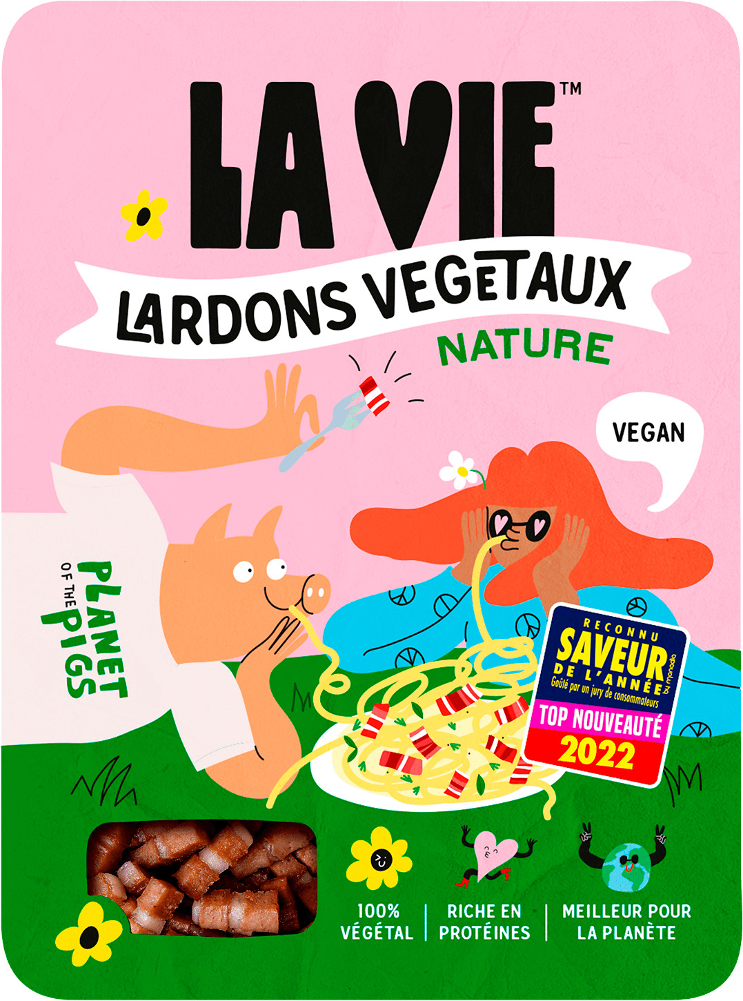 BACON VEGETAL FUME LA VIE