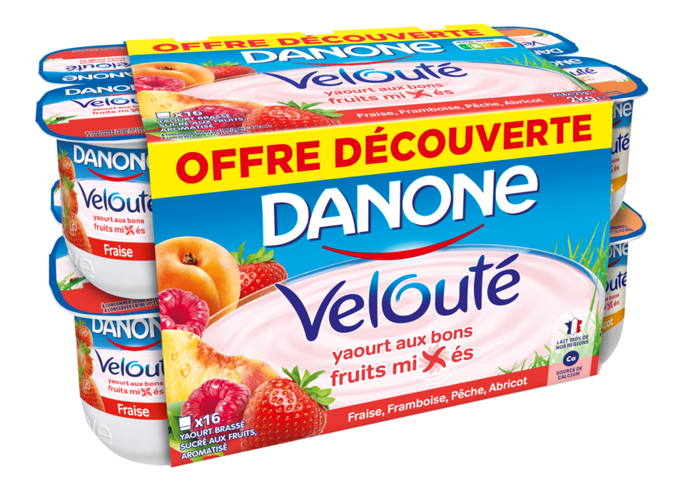 YAOURT BRASSE VELOUTE DANONE