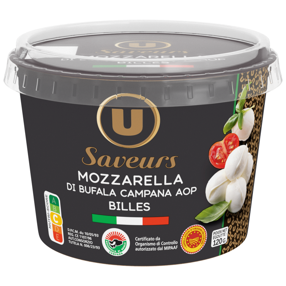 BILLES DE MOZZARELLA DI BUFALA AOP U SAVEURS