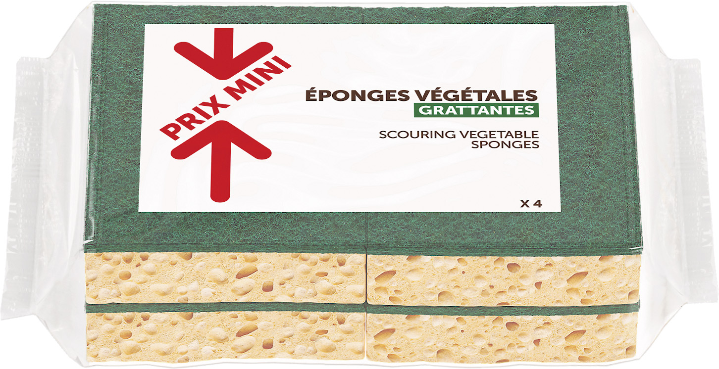 EPONGES VEGETALES GRATTANTES VERTES PRIX MINI
