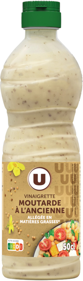 VINAIGRETTE ALLEGEE EN MATIERE GRASSE U