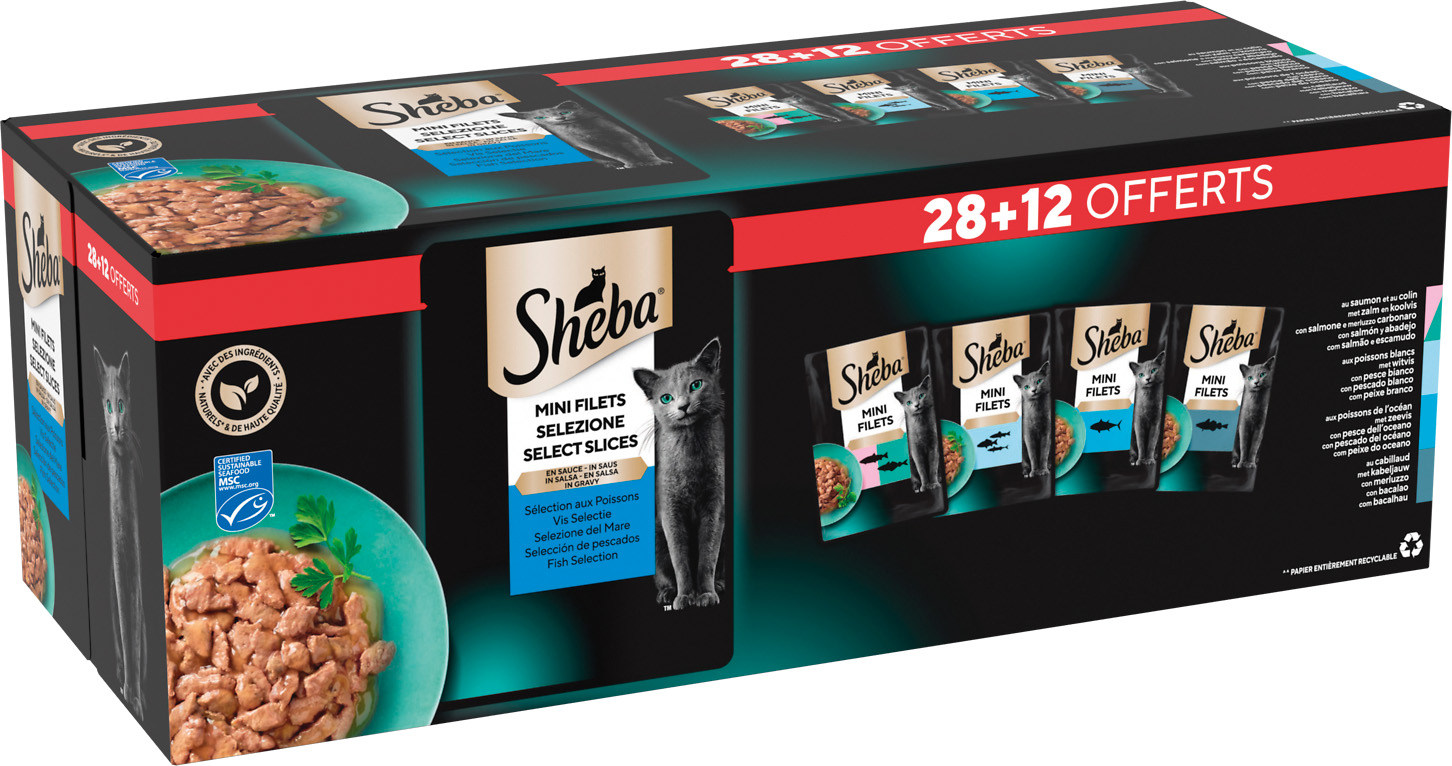 MINI FILETS EN SAUCE POUR CHAT SHEBA