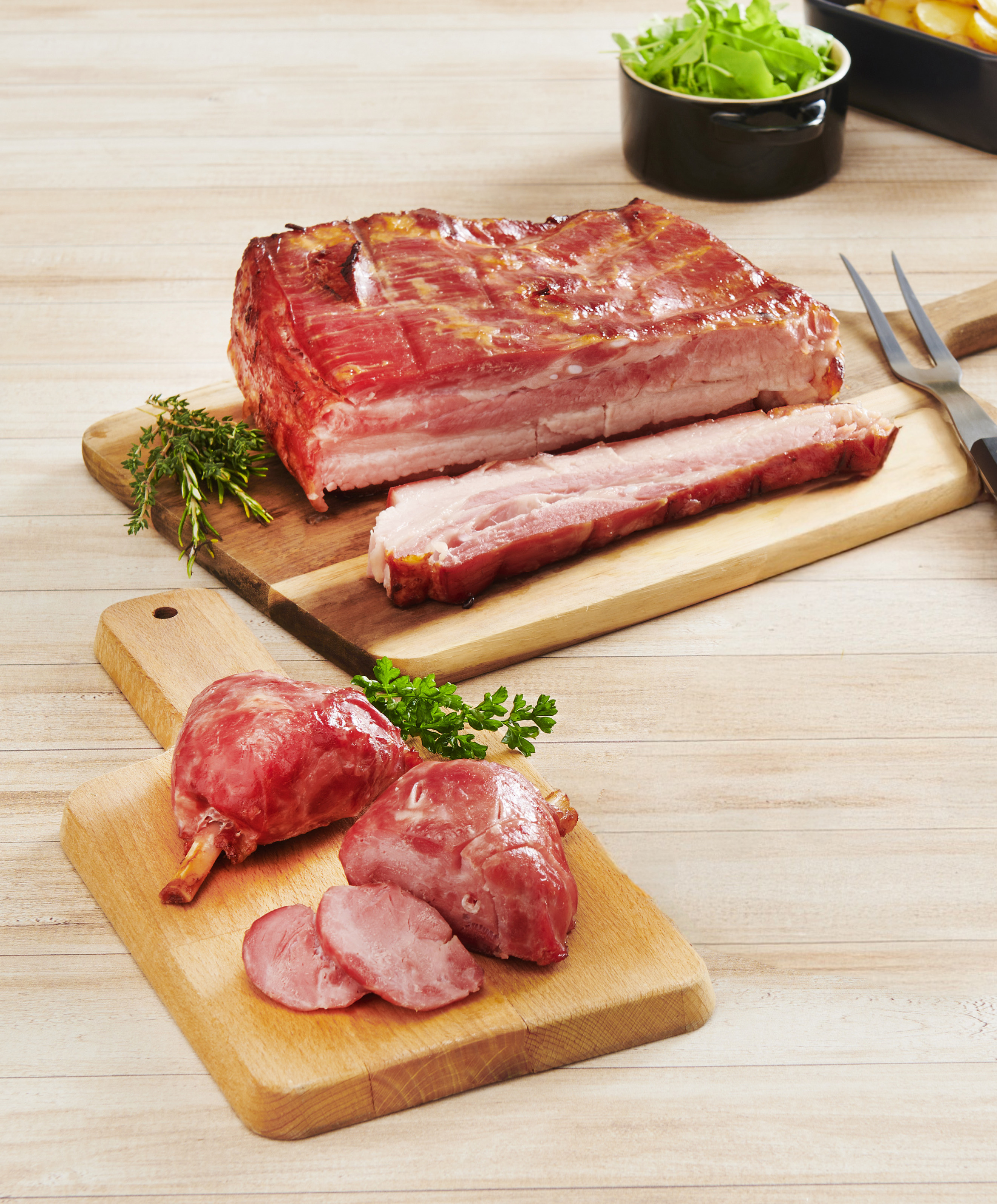 POITRINE DE PORC OU PALETTE OU JAMBONNEAU