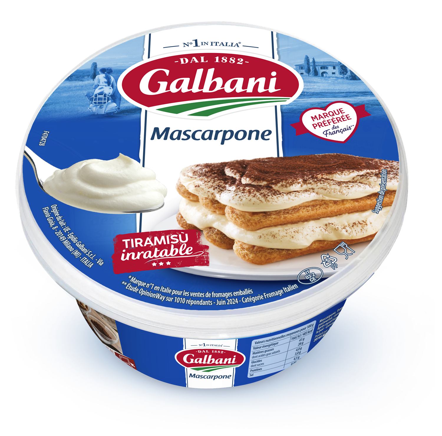 FROMAGE PASTEURISE MASCARPONE GALBANI