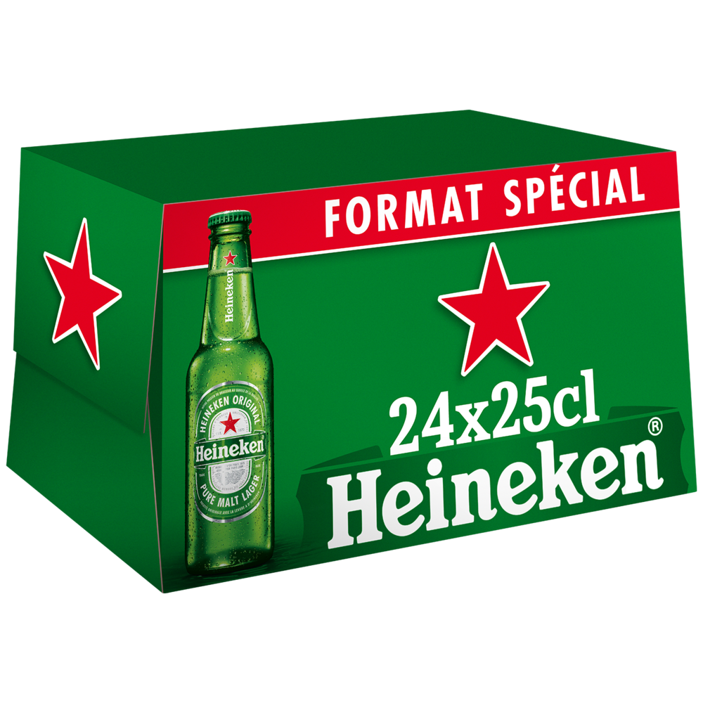 BIERE BLONDE HEINEKEN 5°