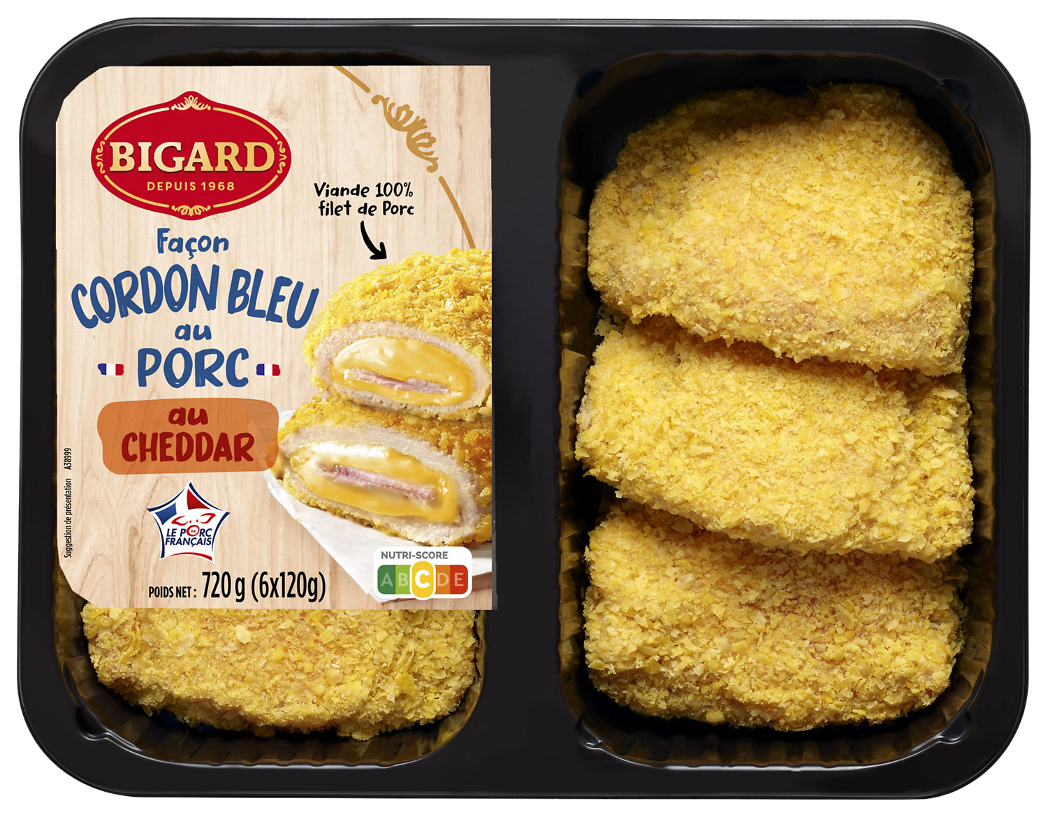 PANE FACON CORDON BLEU DE PORC BIGARD