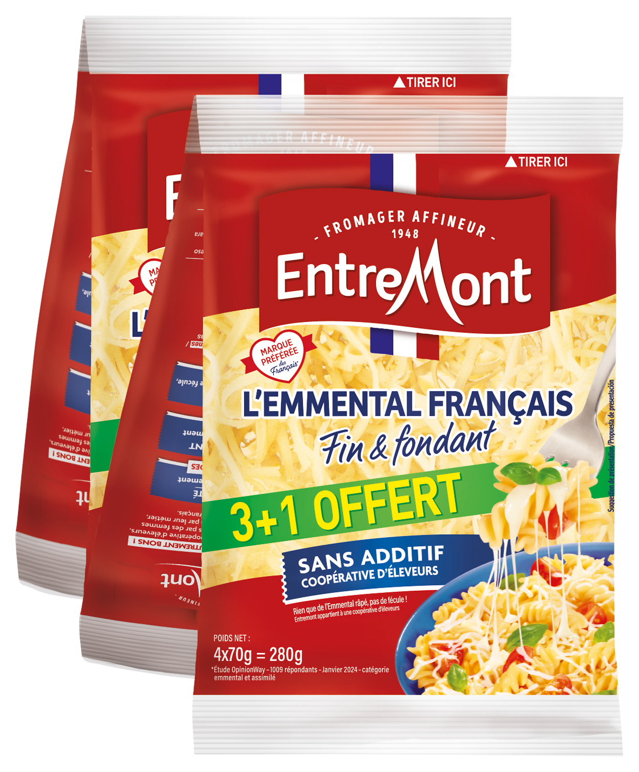 EMMENTAL RAPE AU LAIT THERMISE ENTREMONT