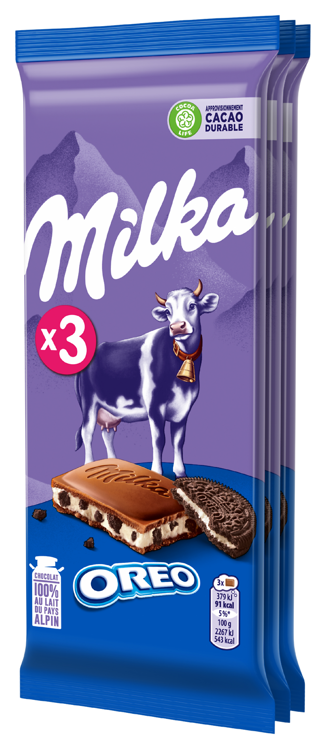 TABLETTES DE CHOCOLAT MILKA