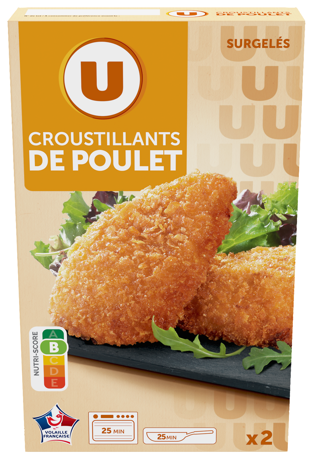 CROUSTILLANTS DE POULET SURGELES U