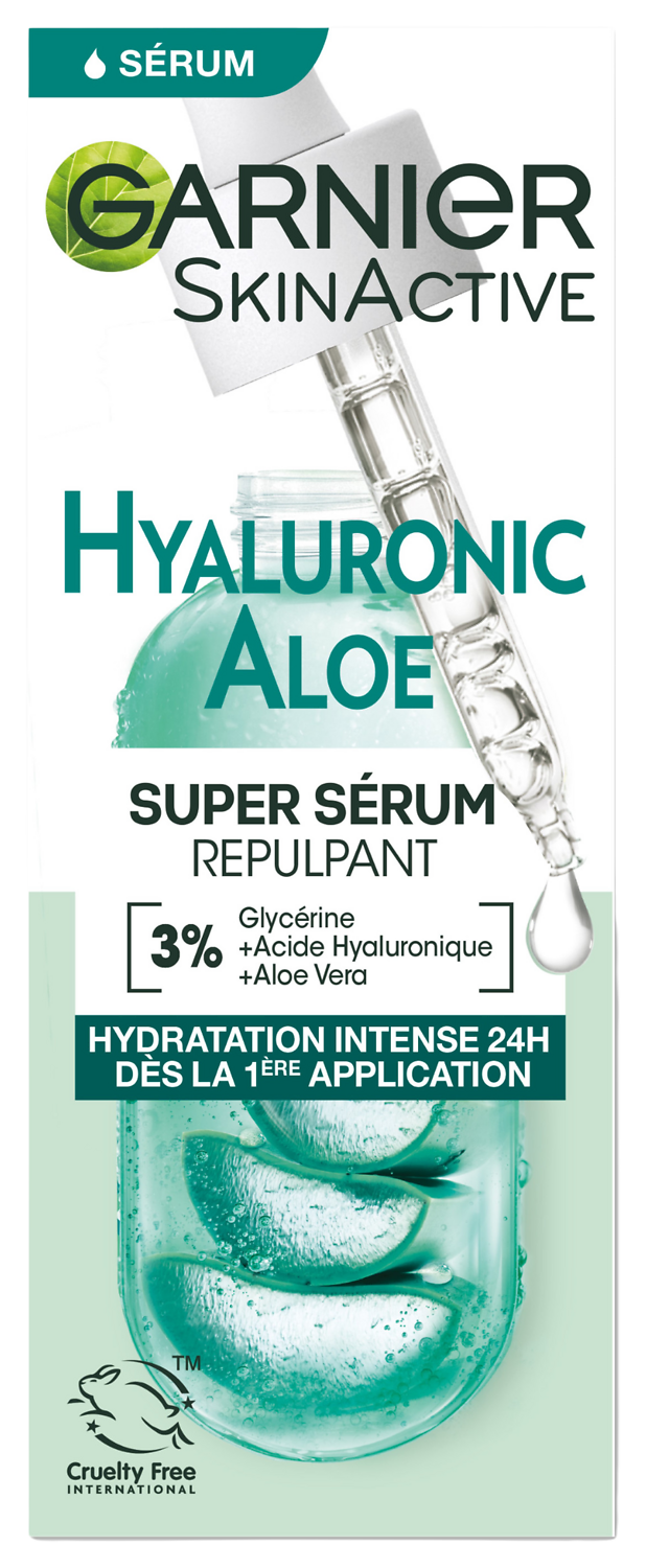 SOIN VISAGE ACIDE HYALURONIQUE ET ALOE VERA GARNIER