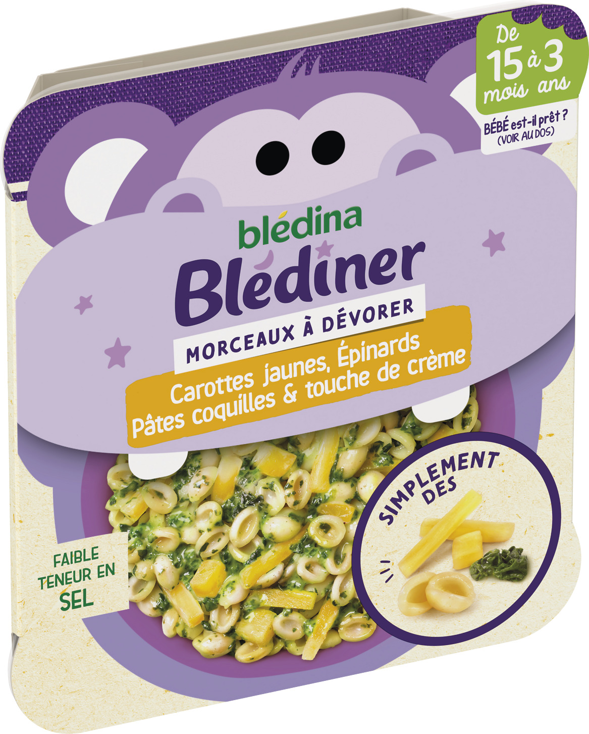 BLEDINER MORCEAUX A DEVORER DES 15 MOIS BLEDINA